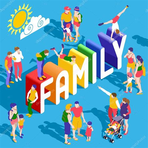 Rainbow Family People Isometric Stock Vector Image by ©aurielaki #82154514