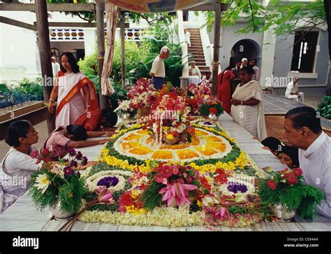 Aurobindo Samadhi Pondicherry India Union Teritory Stock Photo ...