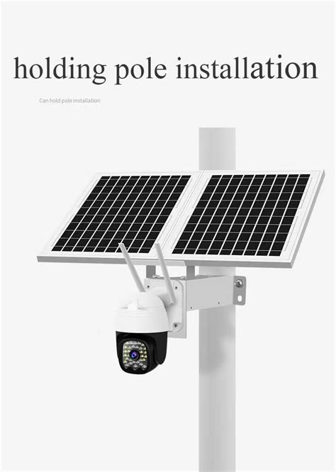 4G Solar CCTV Camera with 25W10Ah