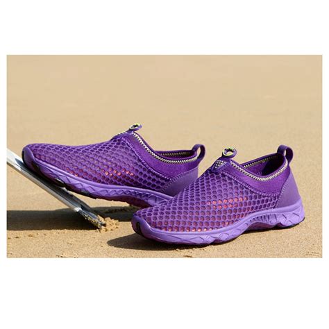 Mesh shoes Breathable sport One foot upstream river shoes women ...