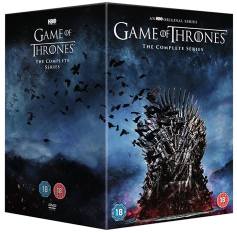 Game of Thrones Box Set DVD | Complete Series, Season 1-8 UK | Free ...