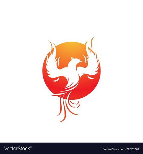 Phoenix icon Royalty Free Vector Image - VectorStock