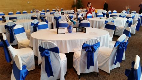 Royal Blue Chair Covers