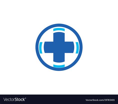 Hospital logo Royalty Free Vector Image - VectorStock