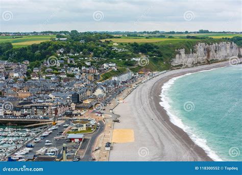 Fecamp View, Normandy, France Stock Photo - Image of alabaster, hill ...