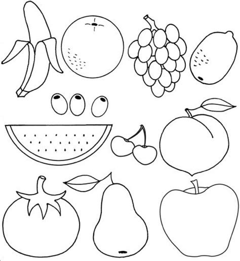 Fruits Drawing For Kids