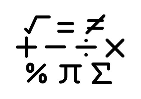 Printable Math Symbols