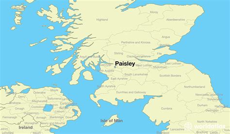 Where is Paisley, Scotland? / Paisley, Scotland Map - WorldAtlas.com