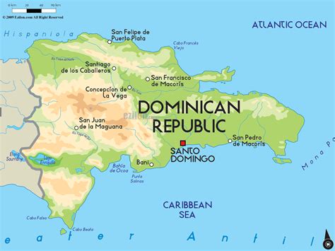 Dominican Republic Map - TravelsFinders.Com