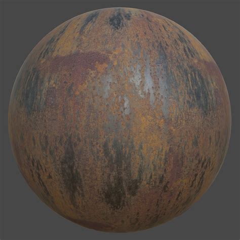 Rust Streaks PBR Metal Material – Free PBR Materials