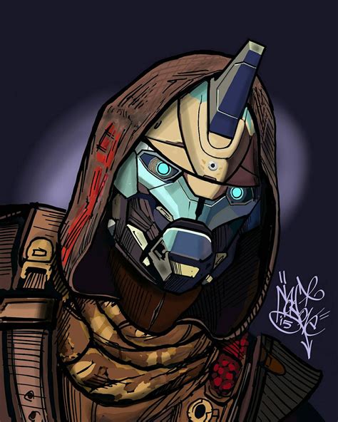 Cayde-6 on Galaxy Note 4 by KobOneArt on DeviantArt