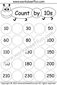 Counting By 10's Free Printable Worksheets - FREE PRINTABLE TEMPLATES