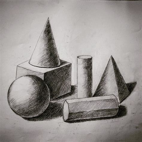 #teaching #value #shading #geometric #forms #ideas #art #children # ...