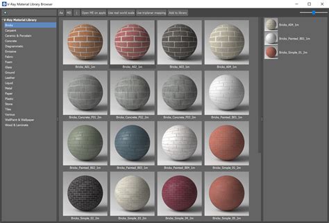 Vray material library for 3ds max - fishkera