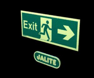 Animated Exit Sign