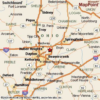 Where is Fairborn, Ohio? see area map & more