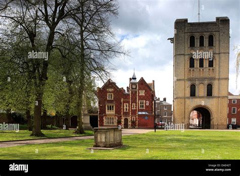 Bury St Edmunds Abbey, Abbey gardens, Bury St Edmunds City, Suffolk ...