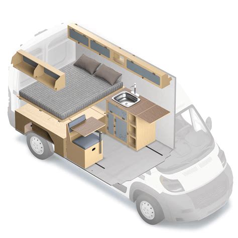 Walter Camper Van Conversion Kit | RAM Promaster 136" | Wayfarer Vans