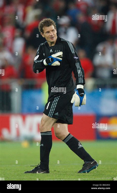 Jens Lehmann of Germany seen after a 1-0 victory over Austria in a UEFA ...