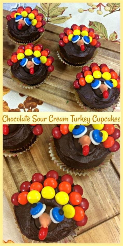 Chocolate Turkey Cupcakes - Pam's Daily Dish