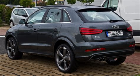 File:Audi Q3 2.0 TDI quattro S-line – Heckansicht, 24. August 2014 ...