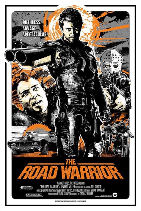 The Road Warrior (1981) [1000x1500] By James Rheem Davis | Mad max ...