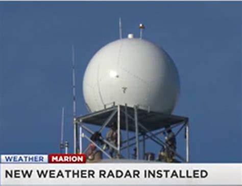 New weather radar being installed in Marion | Climavision