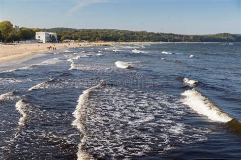 Baltic Sea and Beach in Poland Stock Photo - Image of nature, scenic ...