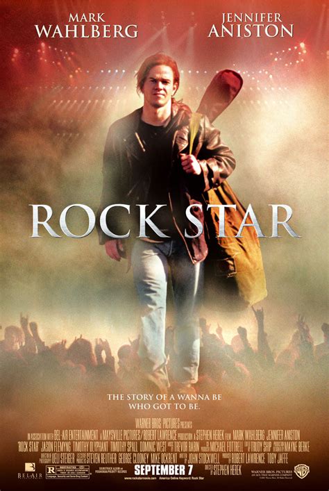 ROCK STAR MOVIE POSTER 2 Sided ORIGINAL 27x40 MARK WAHLBERG JENNIFER ...