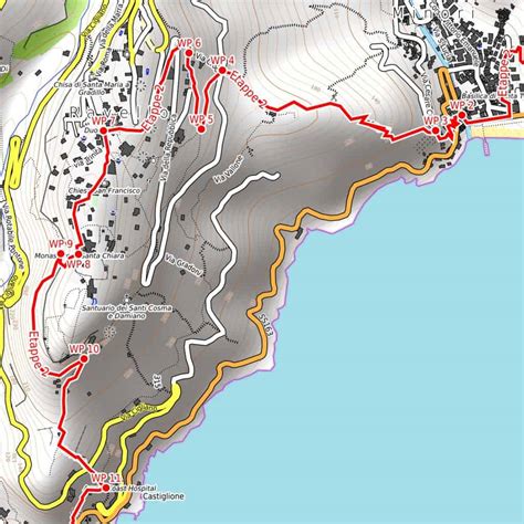 Amalfi Coast: PDF hiking map for download (1: 15.000) | WandernDeluxe