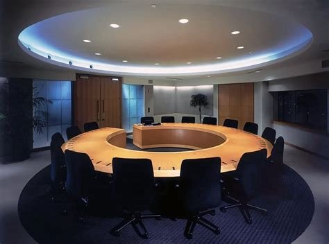 Custom Round Boardroom Table | Ambience Doré