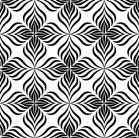 Floral Geometric Pattern - Seamless Floral Pattern With Geometric ...