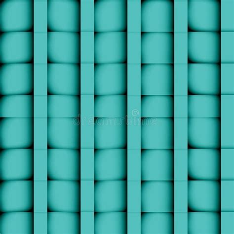 Abstract Wallpaper with Turquoise Geometric Tiles Stock Illustration ...