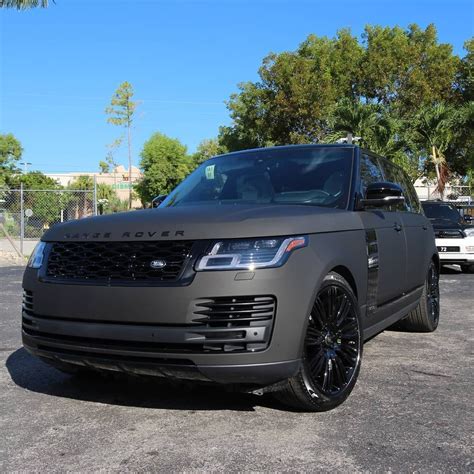 2019 Range Rover Supercharged ... Wrapped Matrix schwarz, All Accents ...