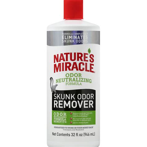 Nature's Miracle Skunk Odor Remover, Odor Neutralizing Formula (32 oz ...