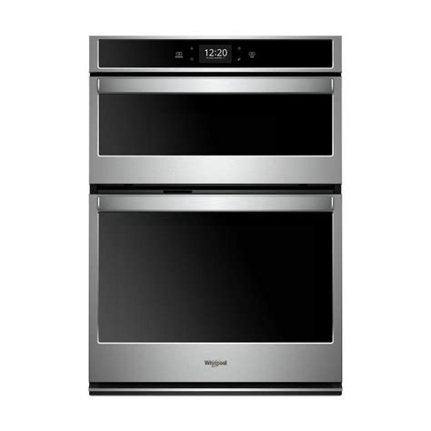 Whirlpool Self-cleaning Convection Microwave Wall Oven Combo (Stainless ...