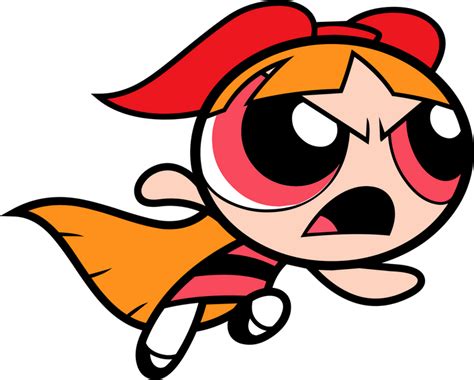 Blossom Powerpuff Girls Angry