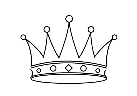 Free Crown Outline, Download Free Crown Outline png images, Free ...