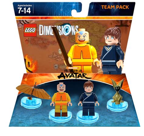 Aang and Katara Team Pack (Rapmilo) | LEGO Dimensions Customs Community ...