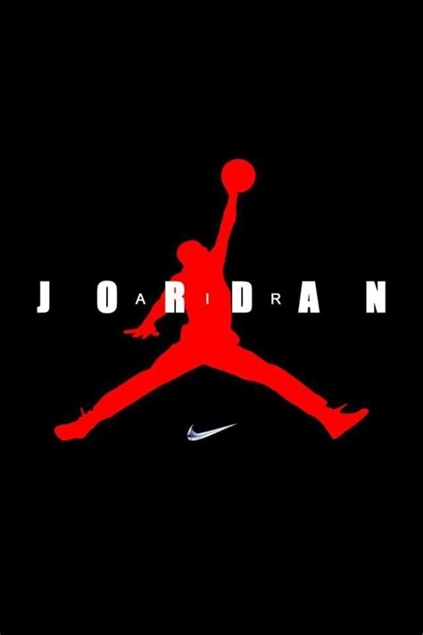 Red Michael Jordan Logo