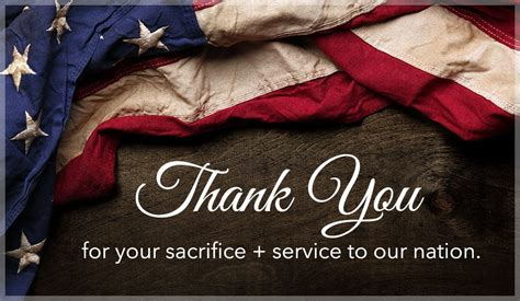 Thank You for your sacrifice and service to our nation eCard - Free ...