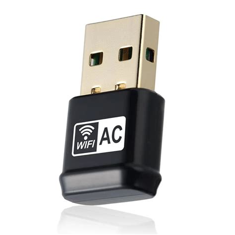 USB Wifi Adapter, AC600Mbps Dual Band 2.4G / 5G 802.11ac USB Wireless ...