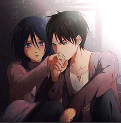 Eren and mikasa hand kiss | Attack on titan, Attack on titan fanart ...