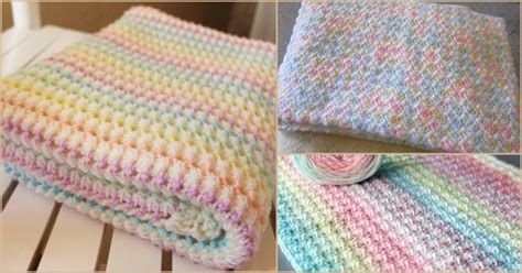 Delicate-Colored Baby Blanket Free Patterns Your Crochet