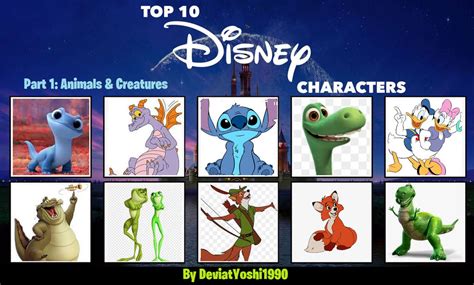 Top 10 Disney Characters - Animals and Creatures by DeviantYoshi1990 on ...