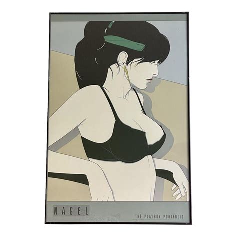 1988 Patrick Nagel Art Deco Revival Figurative Framed Print | Chairish