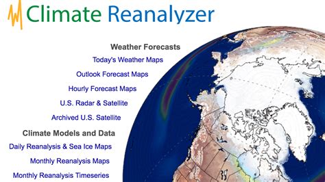 Data Visualization using Climate Reanalyzer - MGHPCC