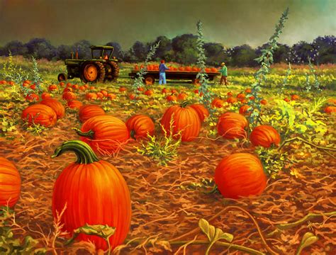 October Harvest Painting by Hans Neuhart - Fine Art America