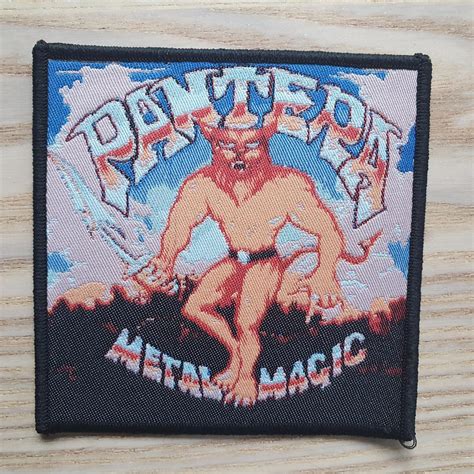 Pantera Metal Magic Woven Patch 10 x... - Depop