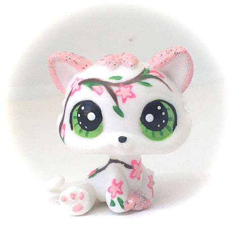 Littlest Pet Shop Cute Baby Kitten KITTY Cat With Flowers - Etsy